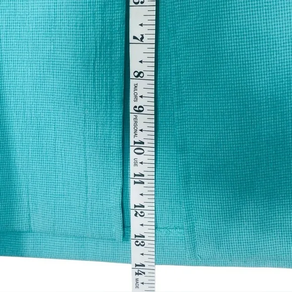 Miss Dorby Aqua and White Checked Short-Sleeved Jacket and Midi Dress Set 10P - Picture 15 of 15